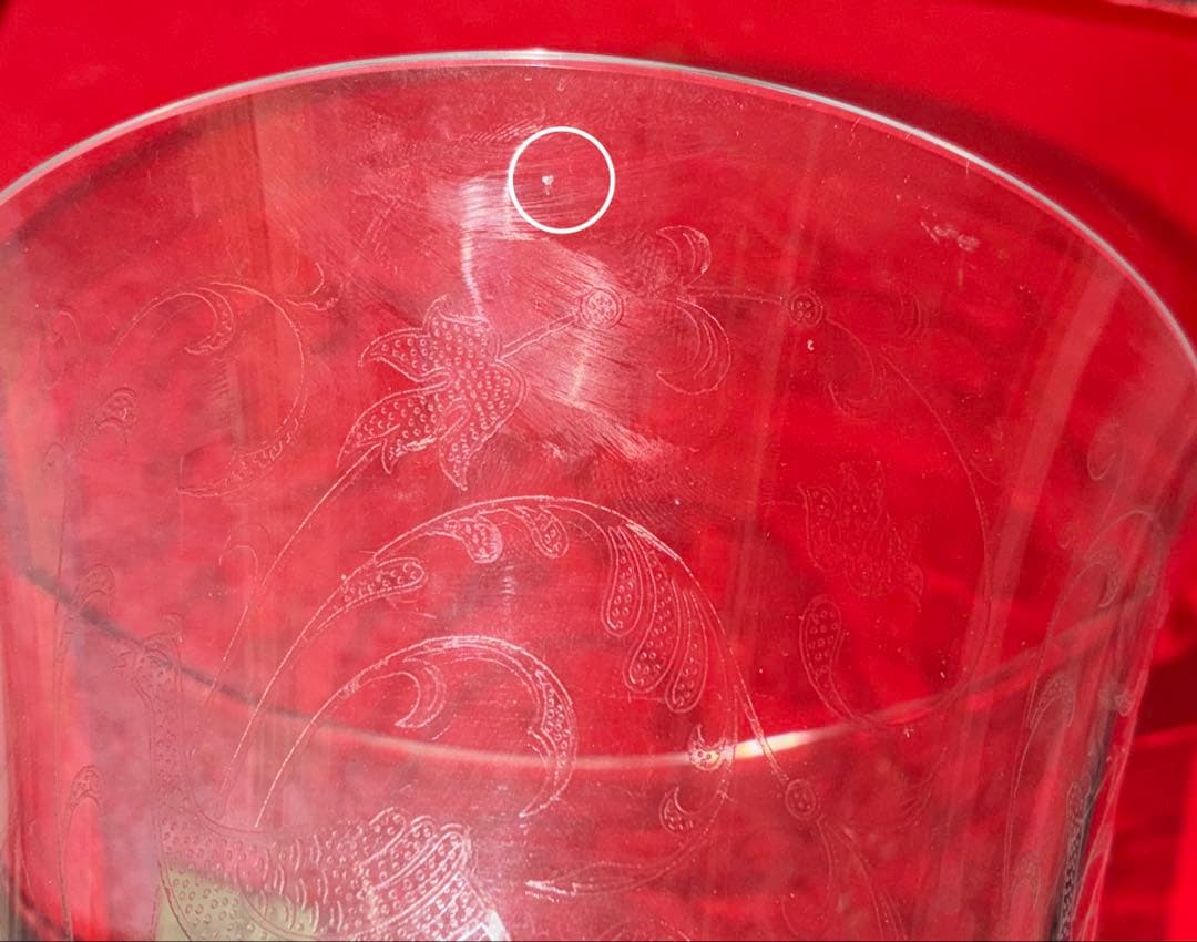 バカラ パルメ　花瓶　フラワーベース