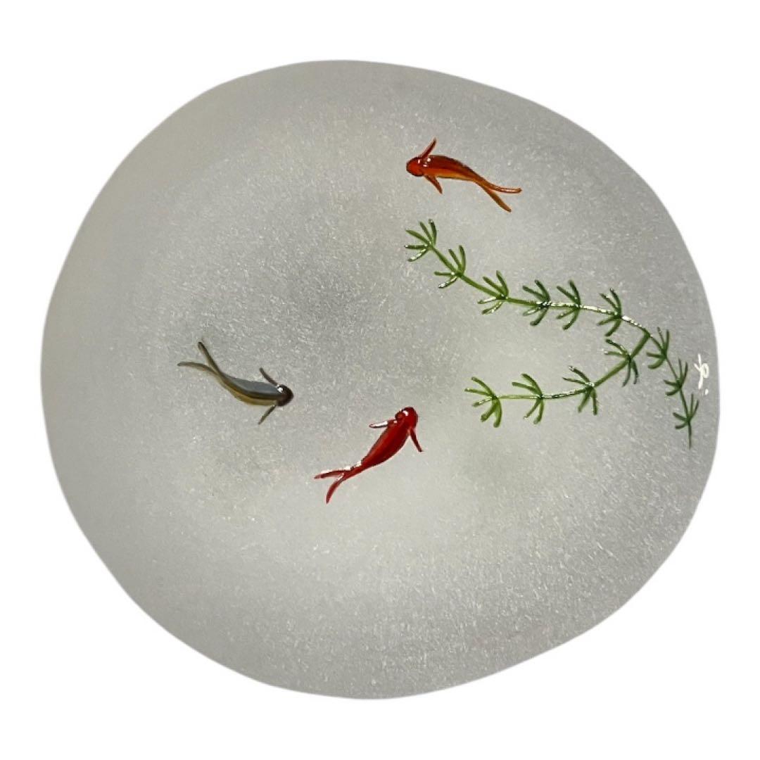 久保裕子　石文鎮　アメンボ　中サイズ