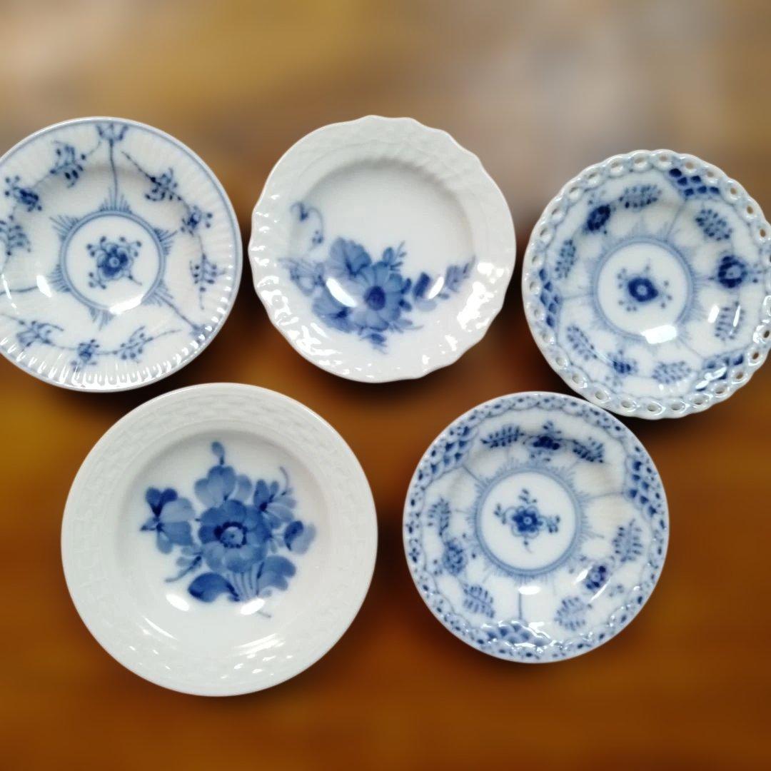 ロイヤルコペンハーゲン　ミニプレート　小皿　豆皿　５枚セット