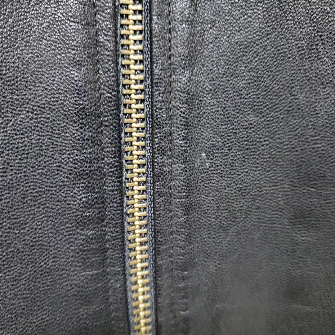 アダムパテック ゴートレザージャケット MA1 本革 山羊革