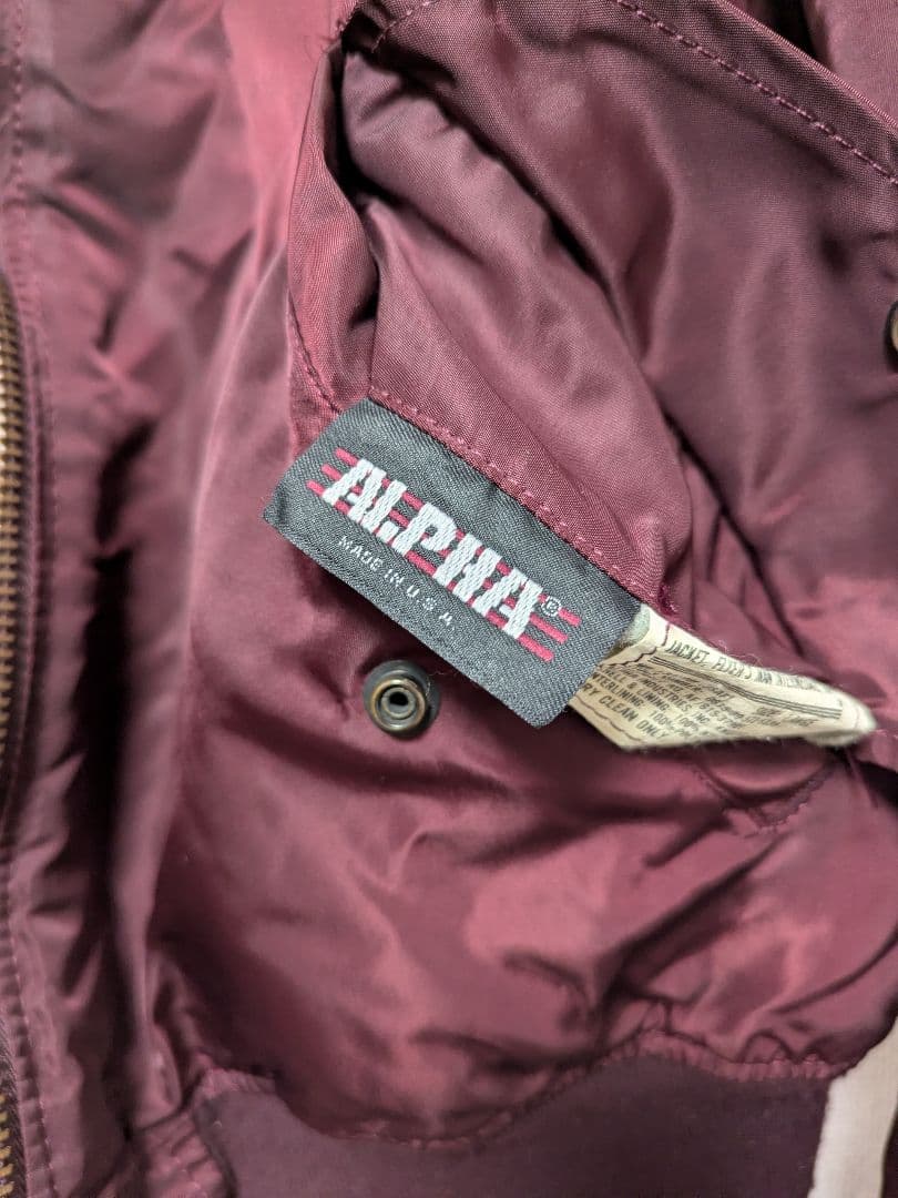 【専用】ALPHA社製 MA-1 フライトジャケット1980年代 USA製