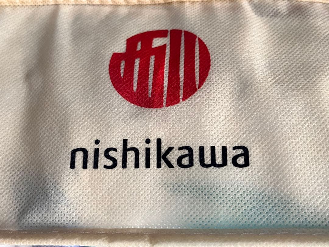 【処分セール】nishikawa シングル羽毛布団 収納バッグ付き