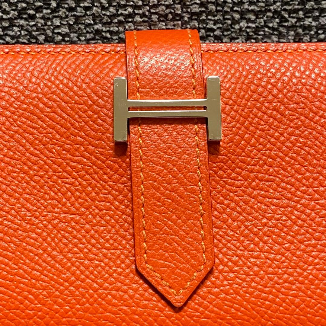 エルメス HERMES べアンミニ　レクトヴェルソ シルバー金具 9J FEU