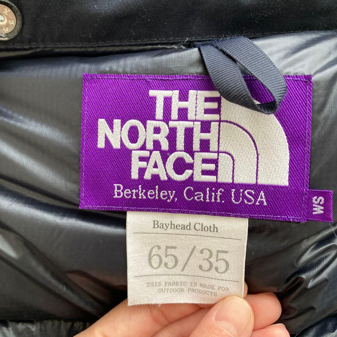 【ほぼ新品】WSサイズ ノースフェイス パープルレーベル ダウンベスト ナナミカ