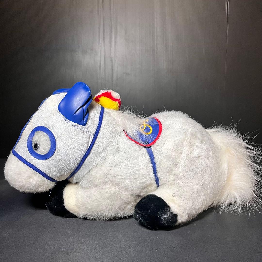 オグリキャップ ぬいぐるみ アバンティー L グレー・青 レースメンコ 希少