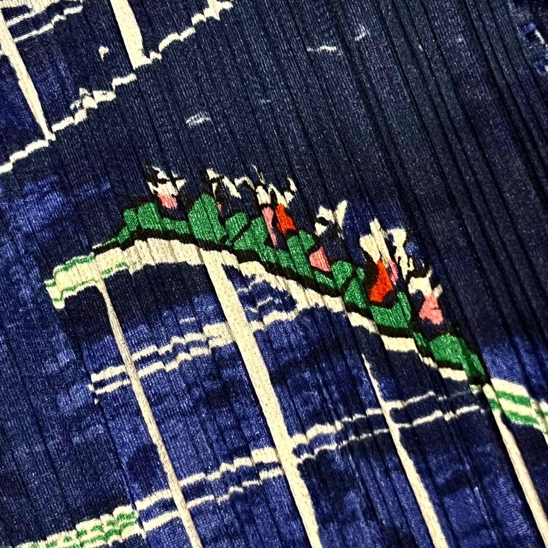 【ジェットコースター柄】【3】PLEATS PLEASE シャツ ブラウス