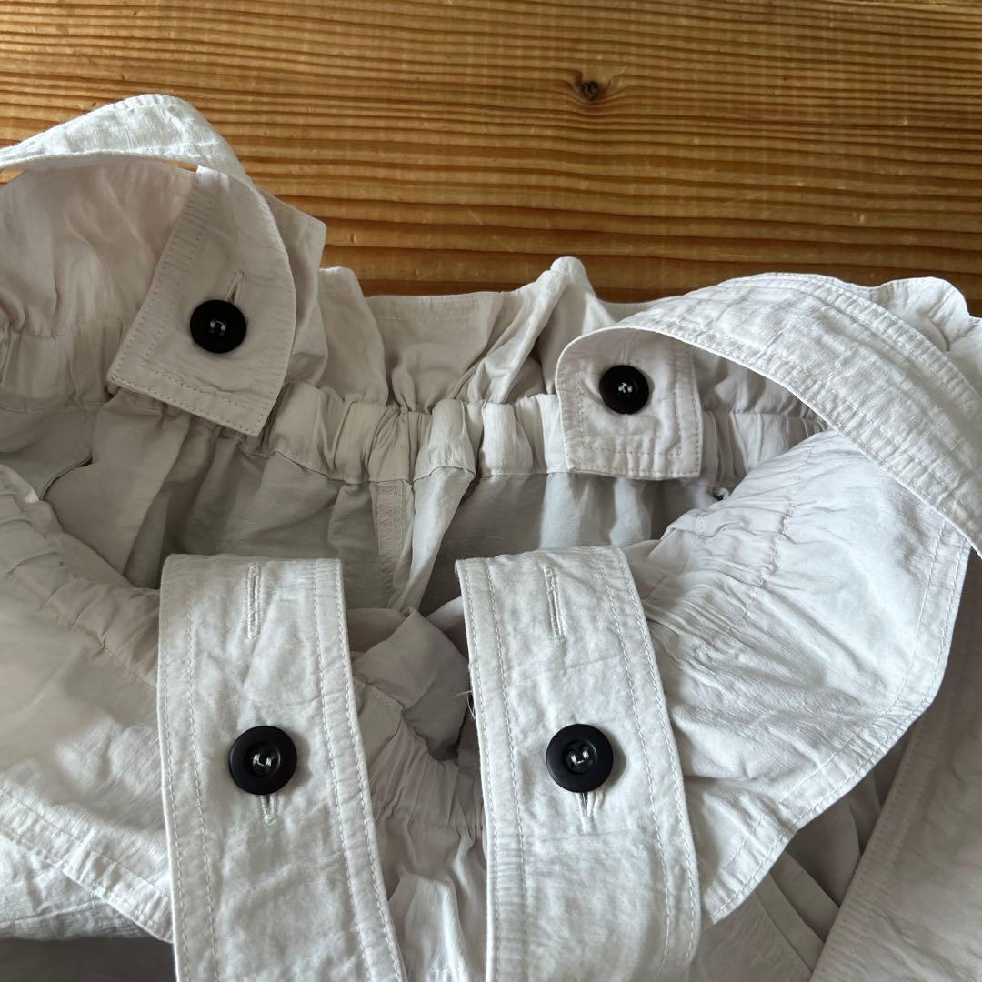 nest robe コットンリネンタイプライター2wayサロペット