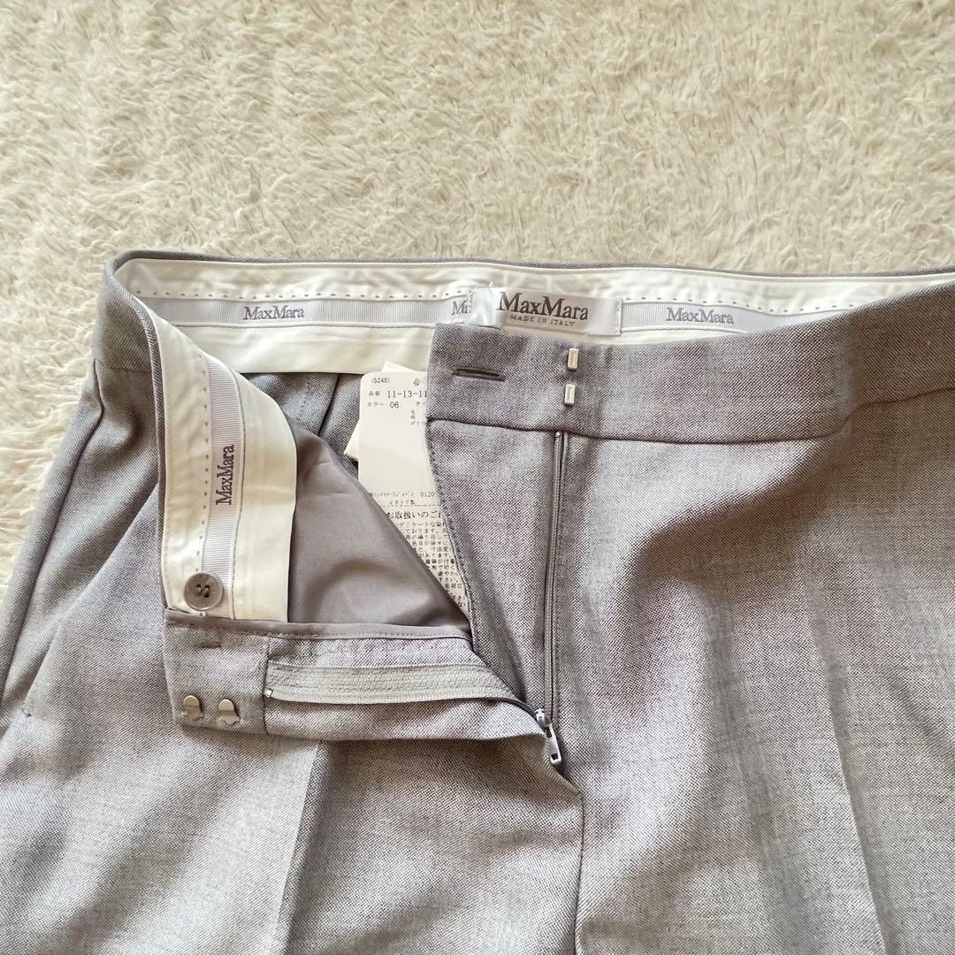 未使用品　MaxMara マックスマーラ パンツスーツ　シルク混　定価22万円