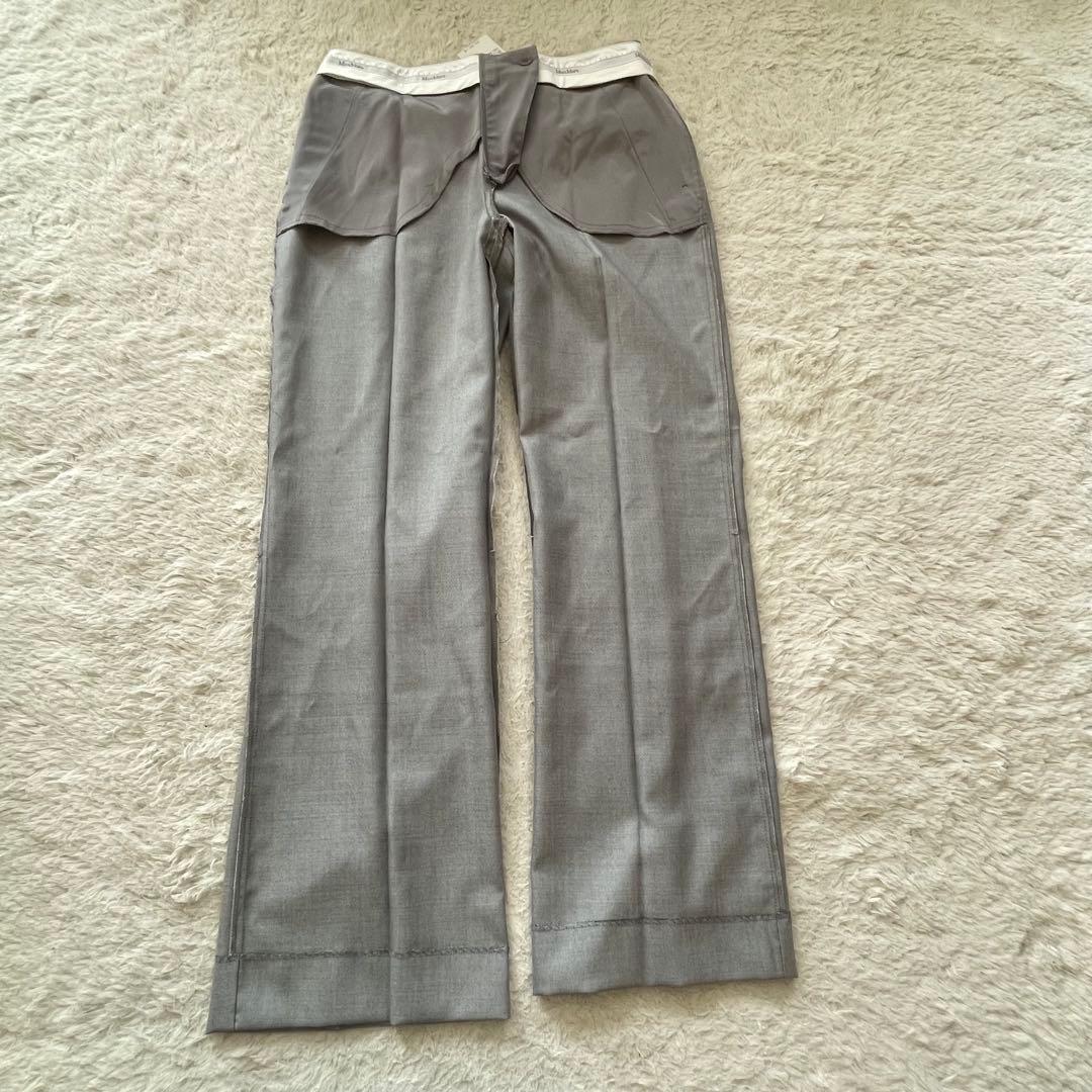 未使用品　MaxMara マックスマーラ パンツスーツ　シルク混　定価22万円