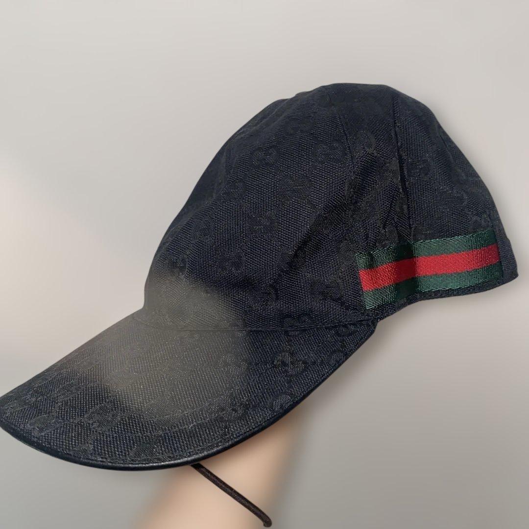 Gucci ブラック ベースボールキャップ