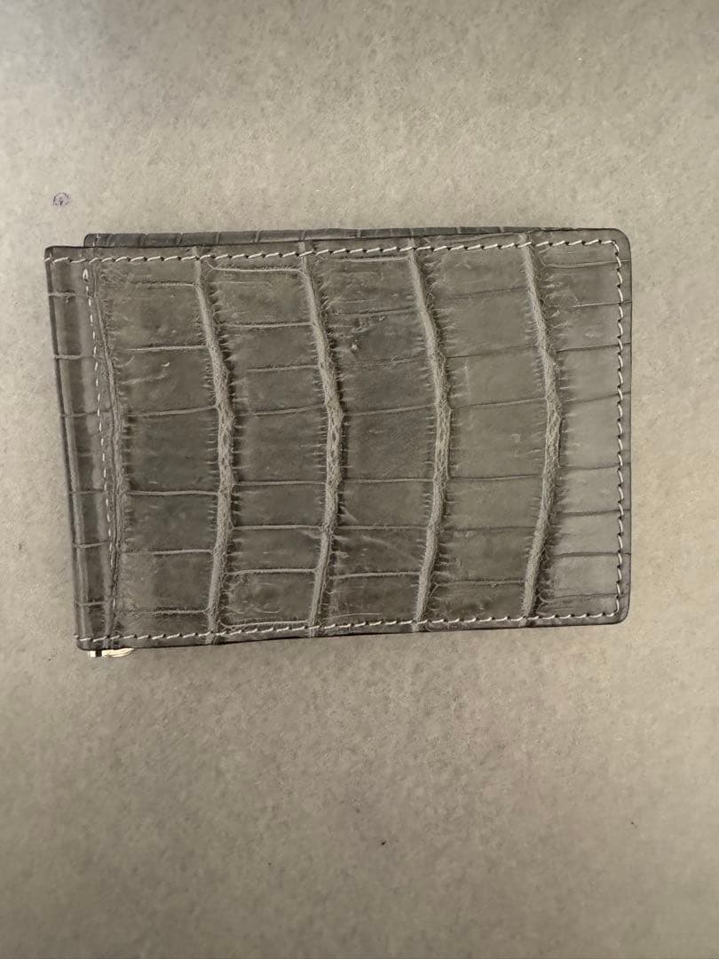 SPIGOLA スピーゴラ　グレー マネークリップ