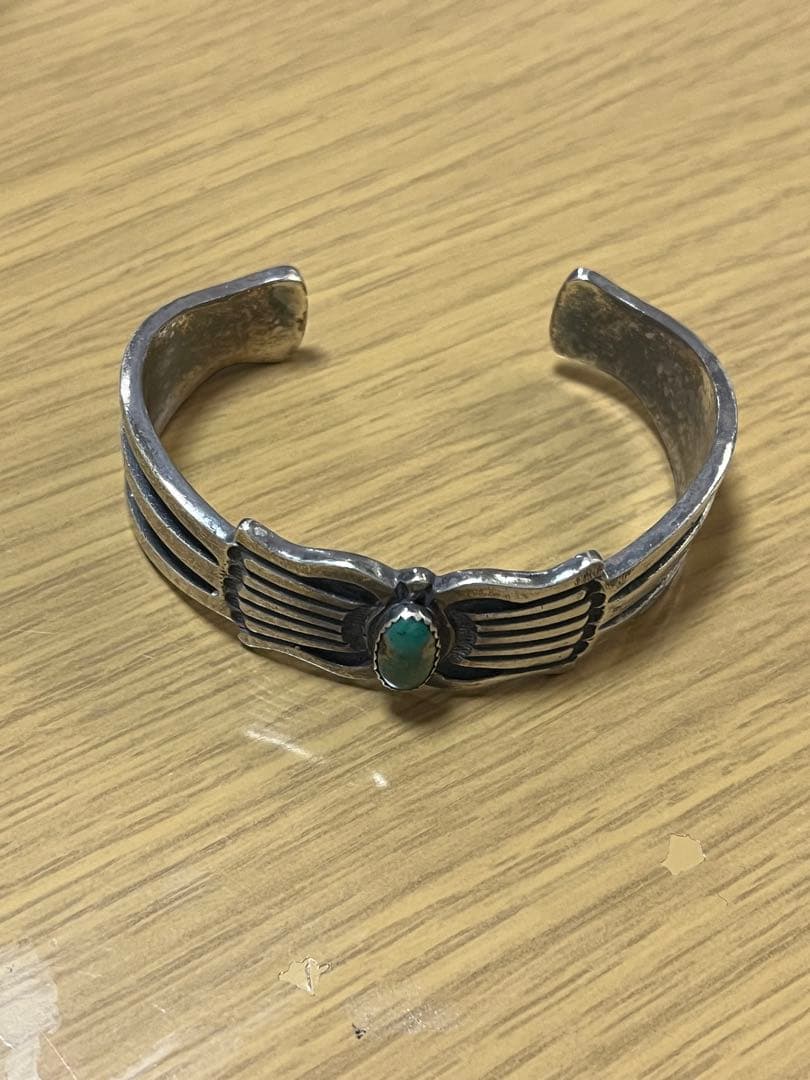 ナバホスタイル シルバー バングル ターコイズ