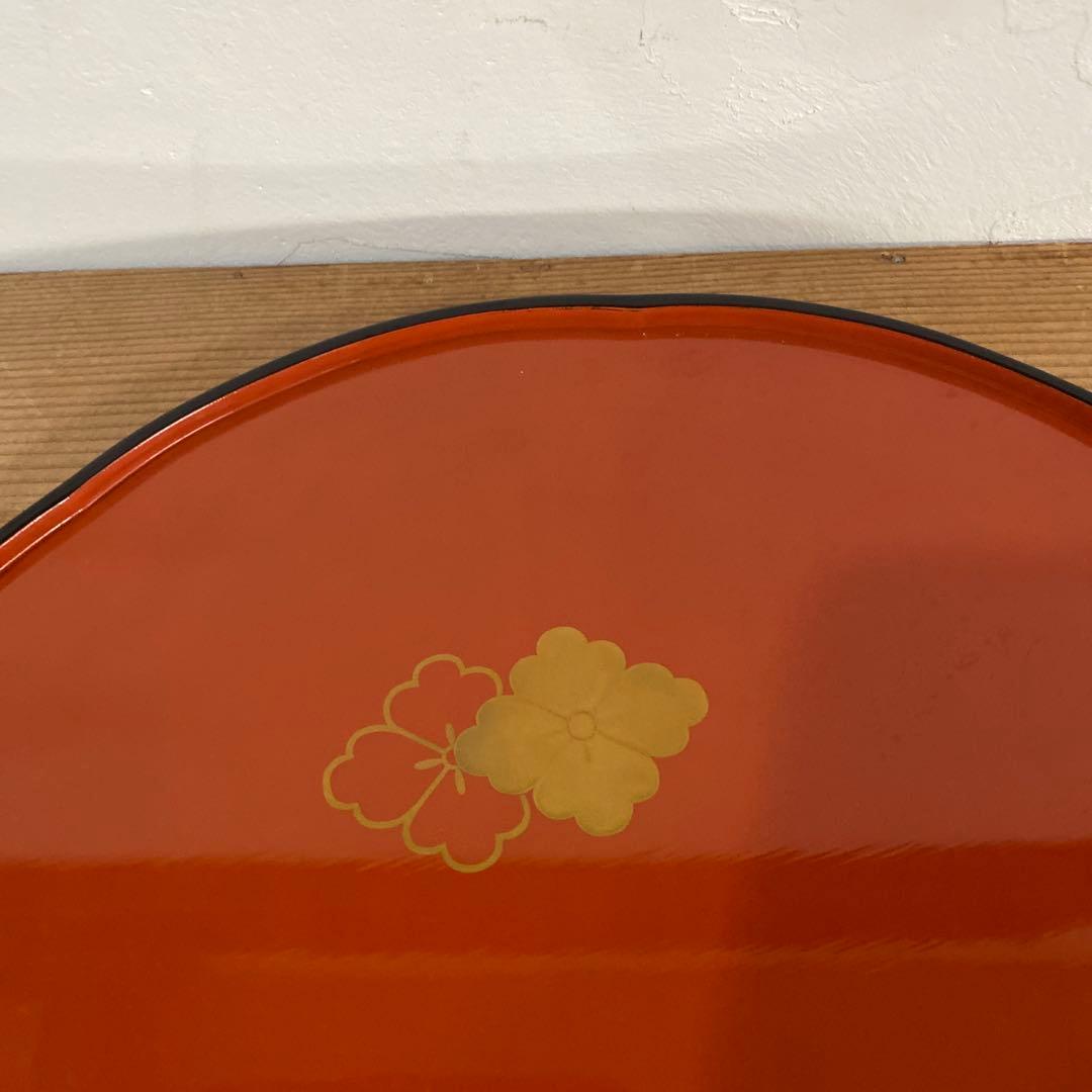 輪島塗　懐石道具　押切　お膳　お盆　5枚