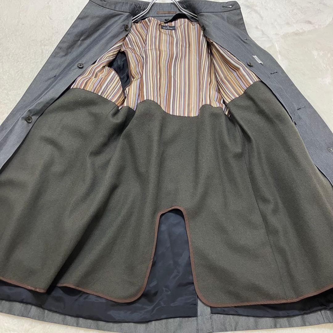 美品✨ポールスミス マルチストライプ ライナー 2way ベルト トレンチコート