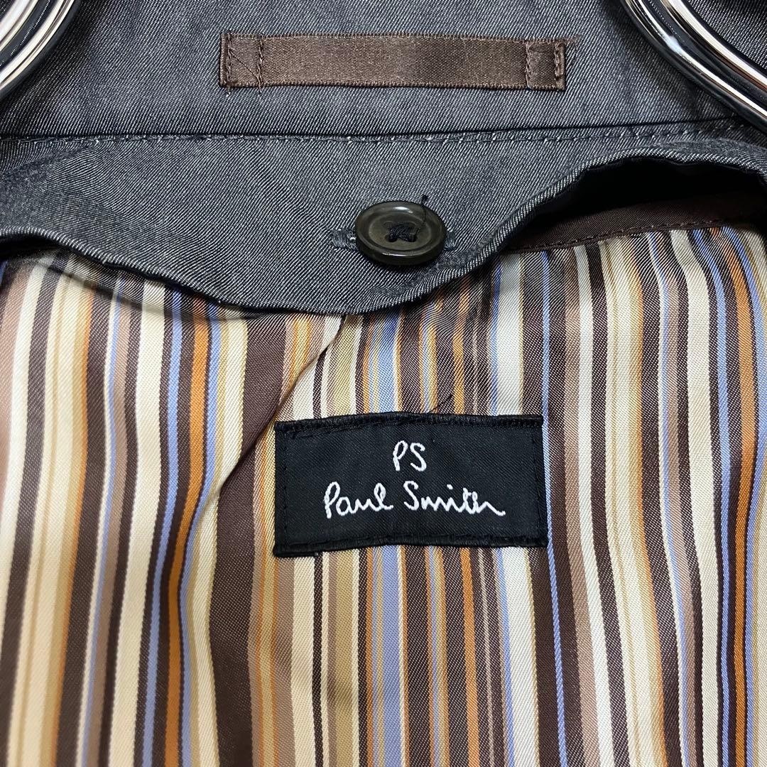 美品✨ポールスミス マルチストライプ ライナー 2way ベルト トレンチコート