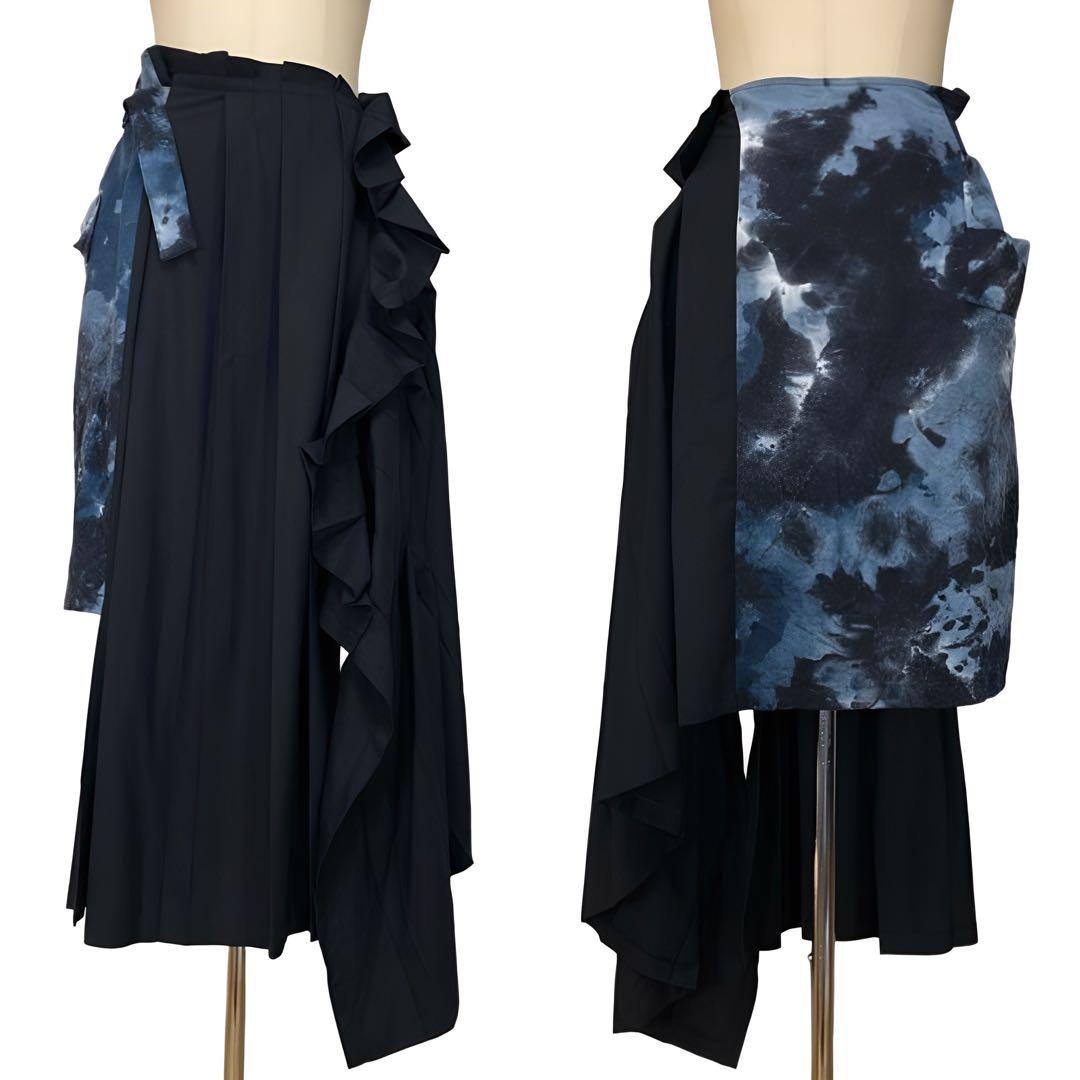 LIMI feu 22AW 美品 インジェクション コンビネーションスカート 2