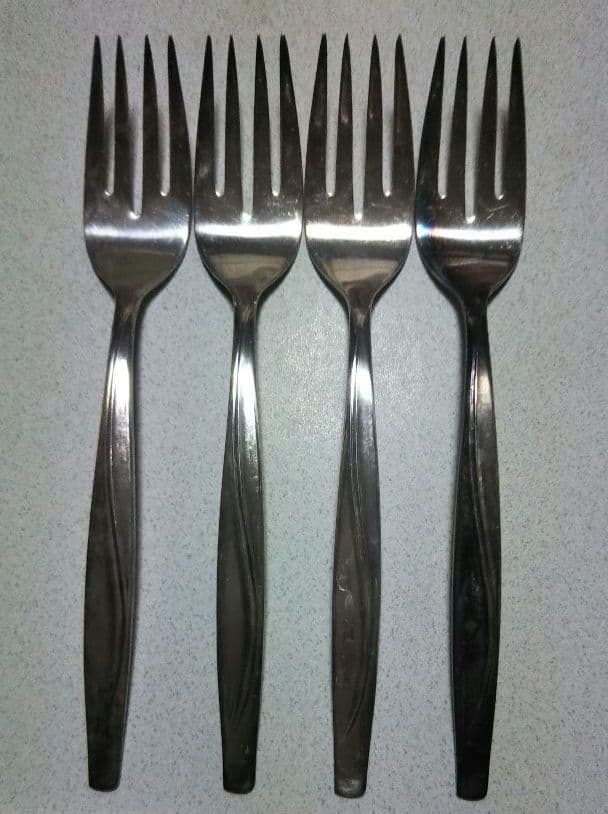 USA アンティークフォーク シルバーメッキ ROGERS&SON 4本セット