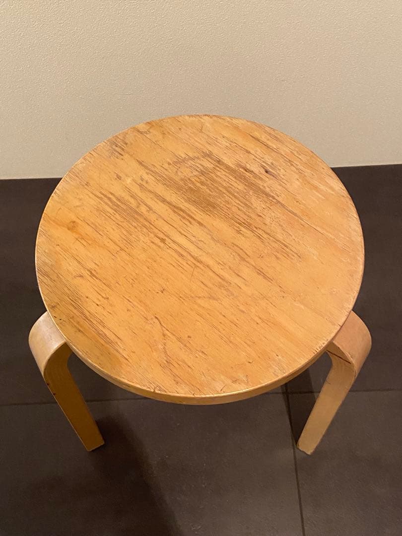 ビンテージ　アルヴァアアルト　スツール60 alvaraalto stool60