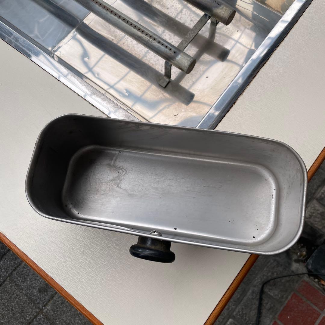 現品限り　ツヤマ　お好み焼きテーブル 鉄板焼きテーブル　鉄板付き