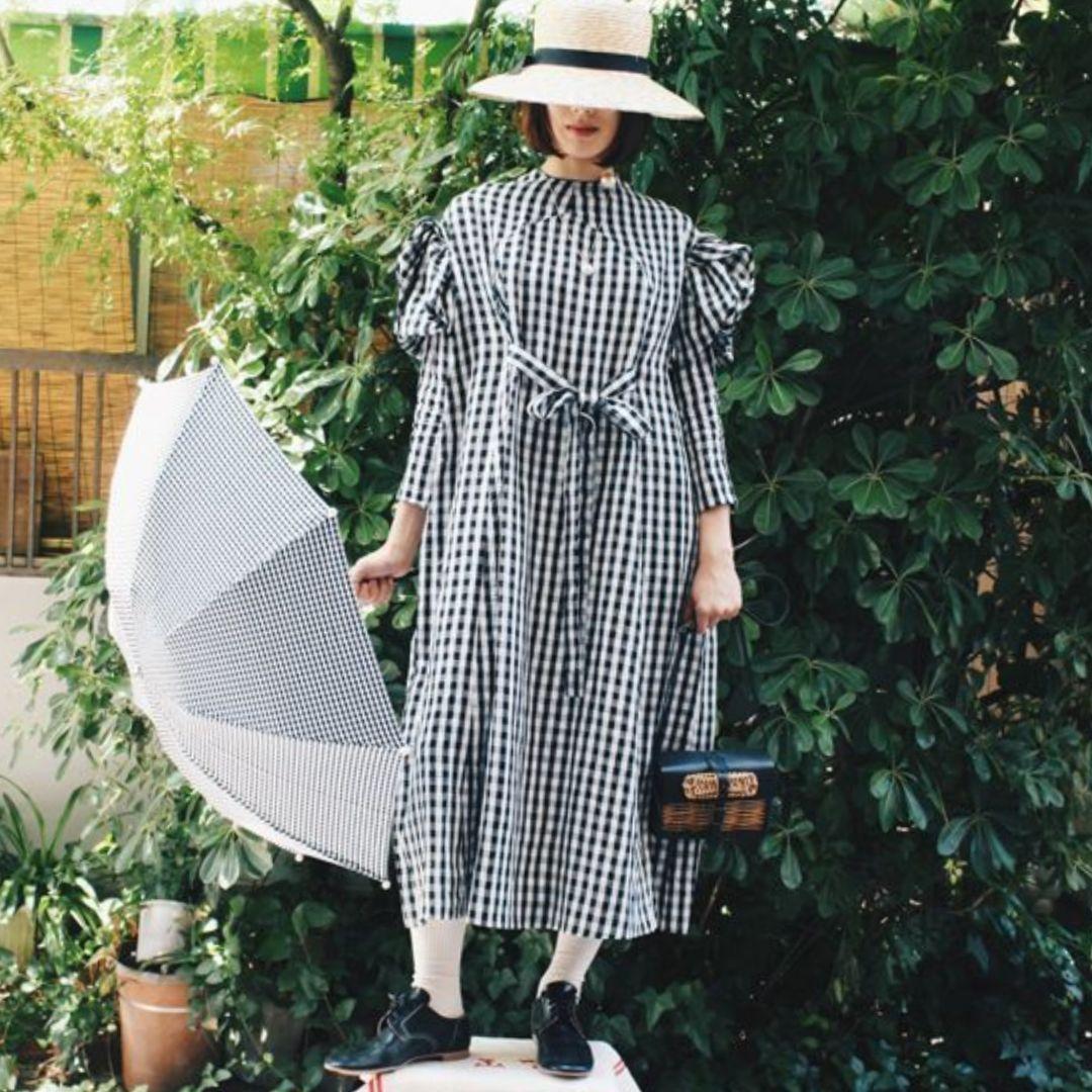 最終値下げꕤ ドゥーブルメゾンパフロングワンピース レア( 美品) ꕤ