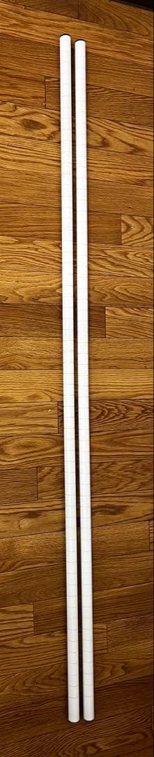 純正ホームエレクター棚4段+棚3段キャスター付きホワイト197.7×162×45