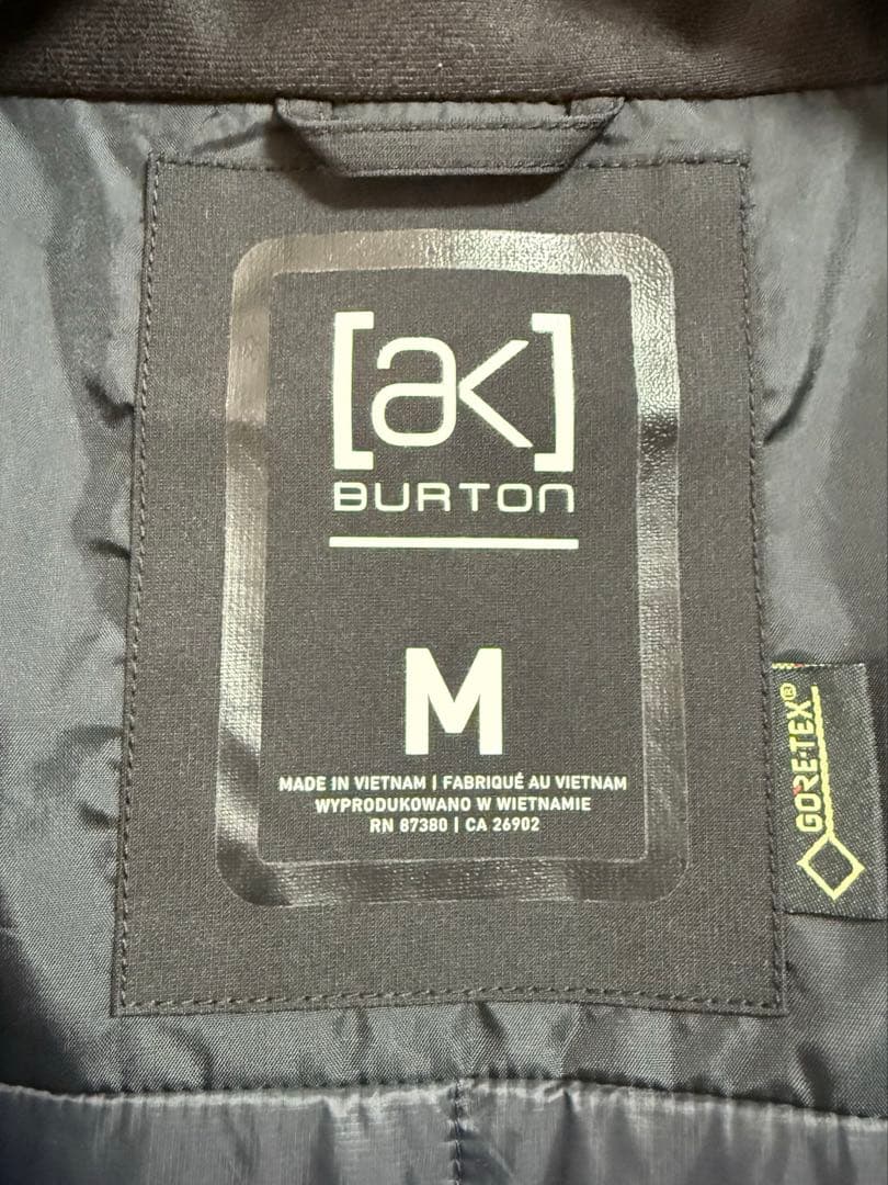 Burton [ak] スウォッシュ ジャケットM BLACK swash