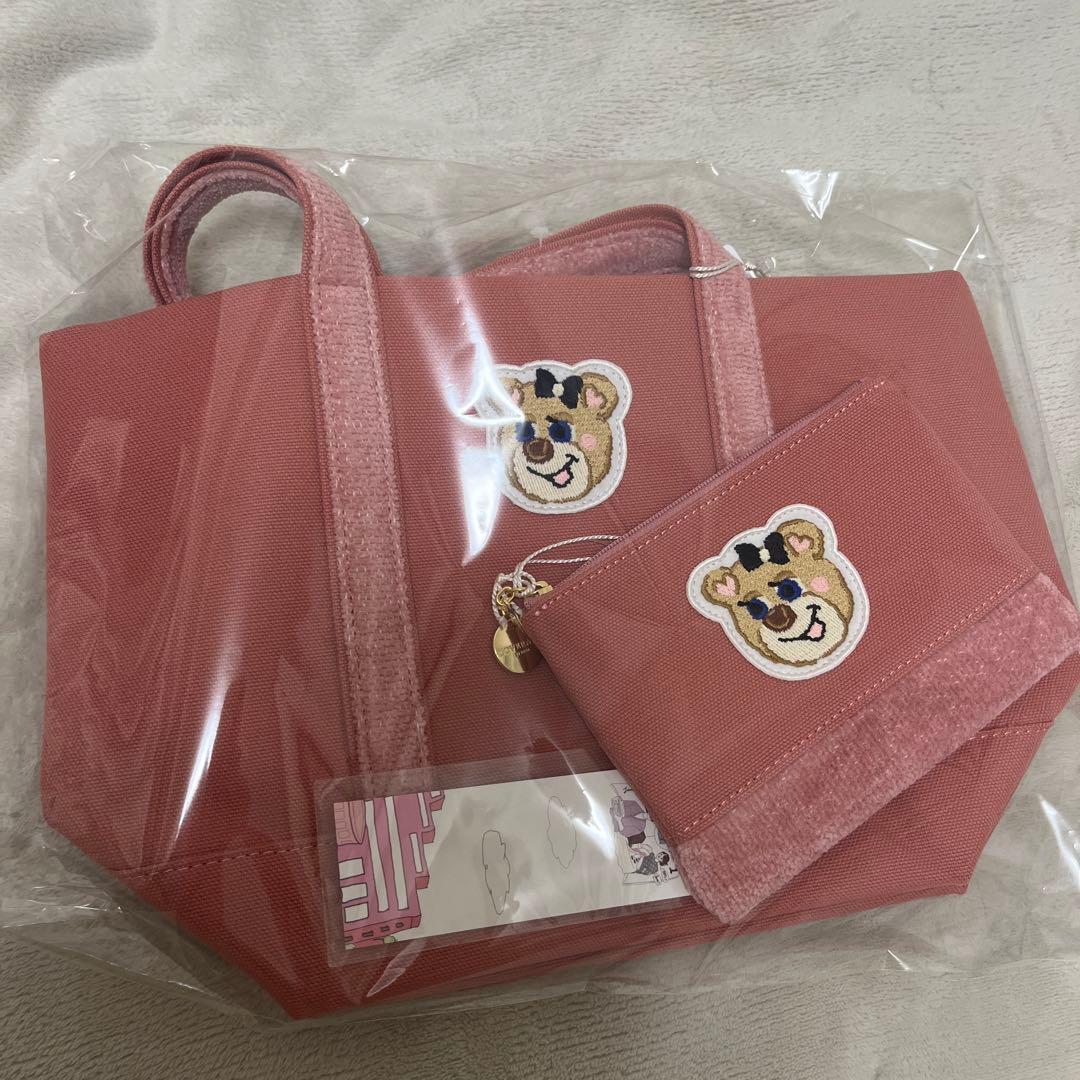 ラブラリーバイフェイラー オールドテディガール ワッペントートバッグ セット