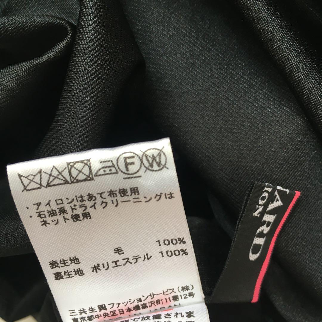 新品同様 LEONARD レオナール　ベルト付　ウール　ドレス　ワンピース