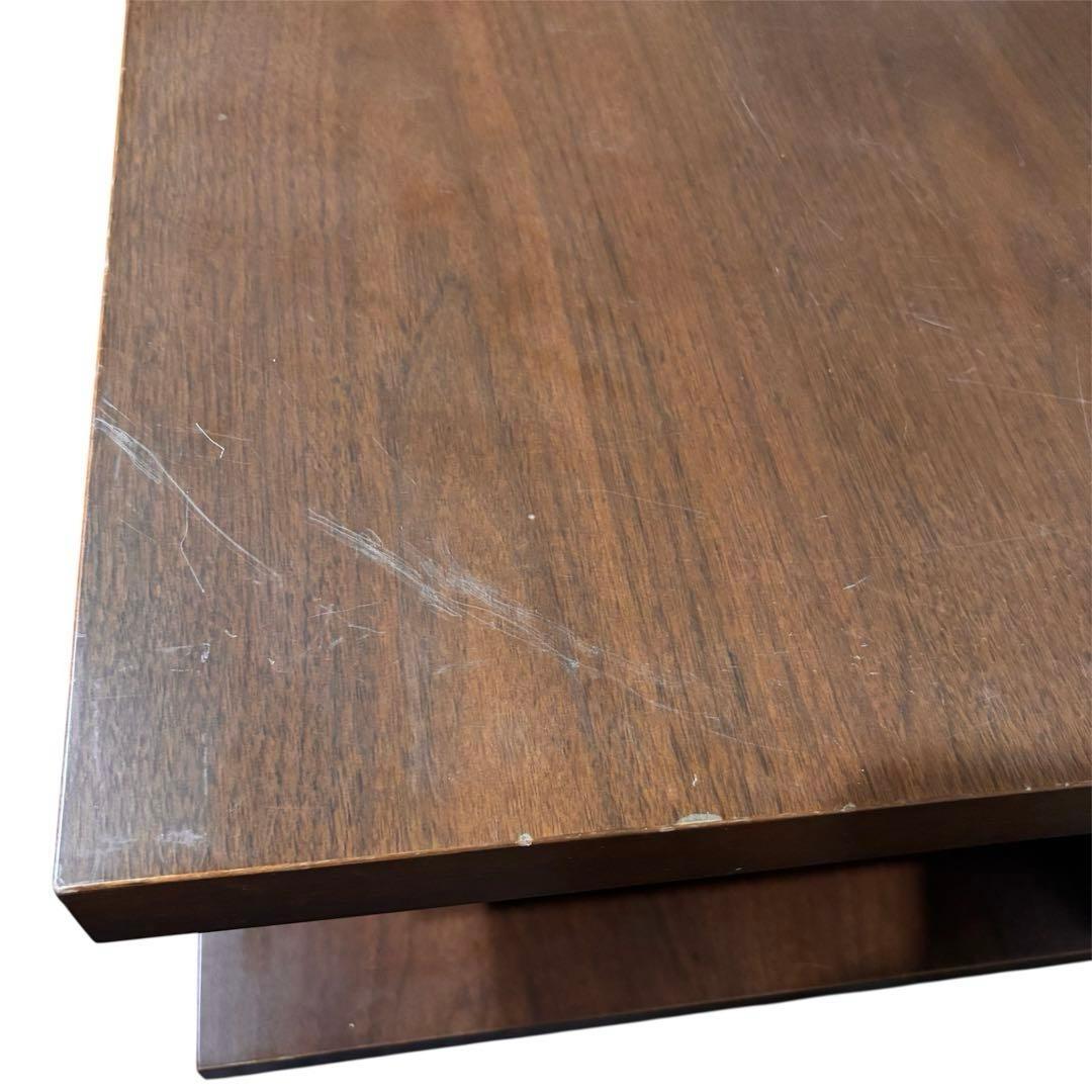 【希少品】天童木工　ウォールナット　スクエアテーブル　ワケ有り　T-6830WN