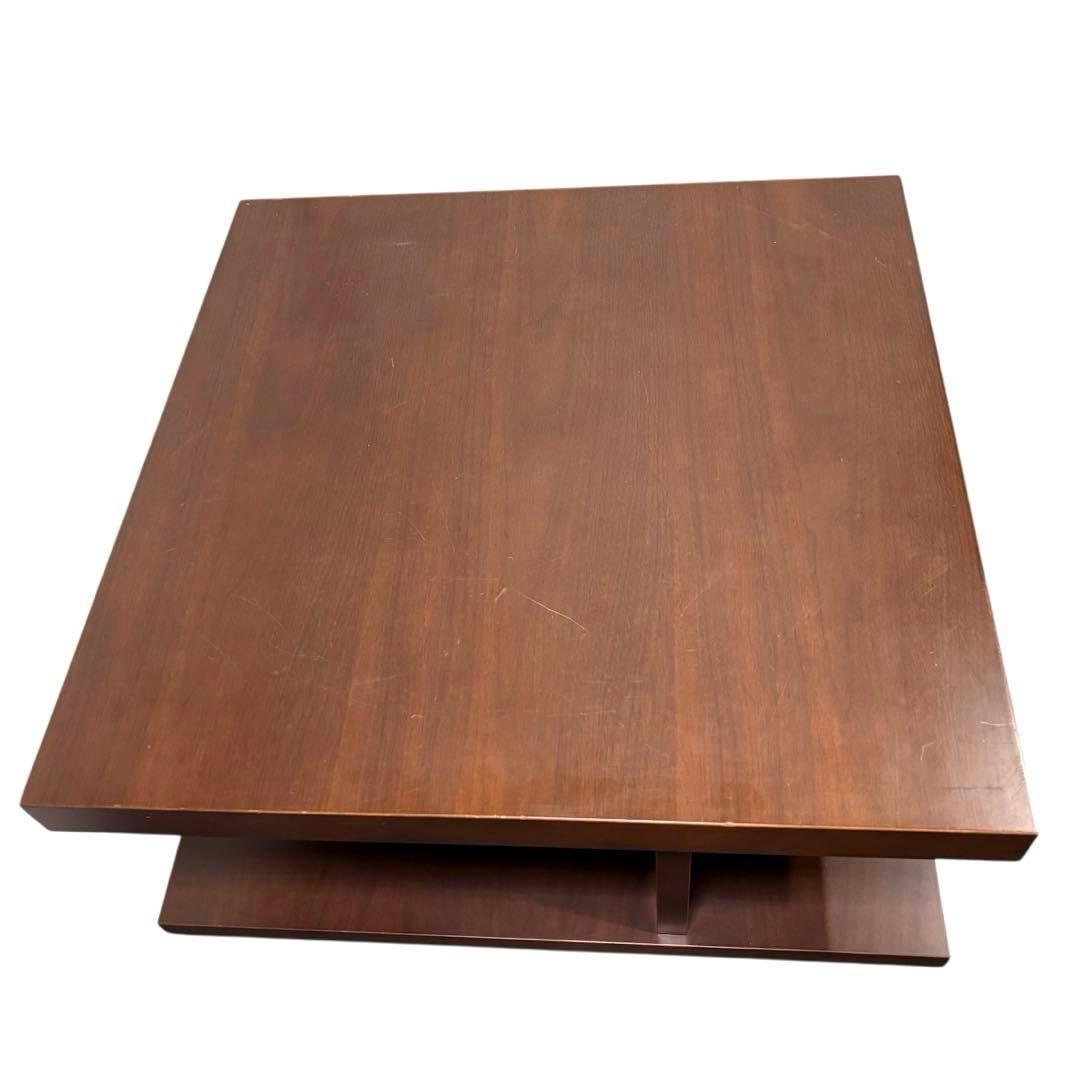【希少品】天童木工　ウォールナット　スクエアテーブル　ワケ有り　T-6830WN