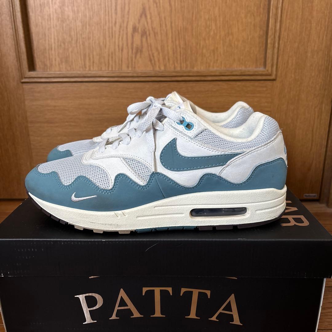 希少 Nike Air Max 1 Patta Noise Aqua27.5cm