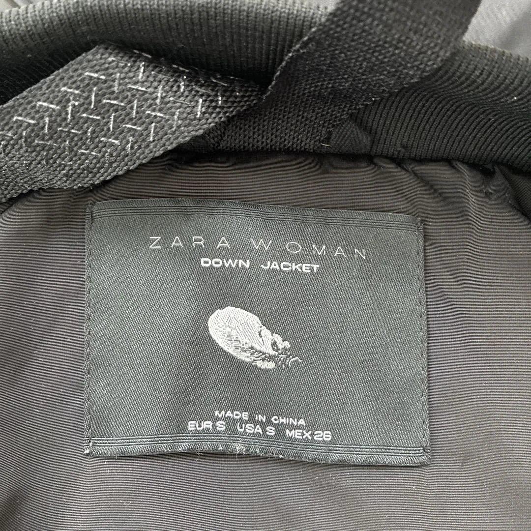 zara ロングダウンコート