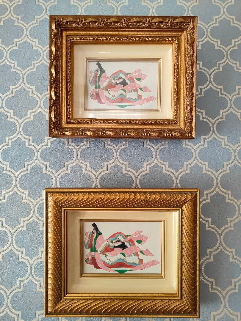 【貴重】アンティークゴールド装飾フォトフレーム額縁