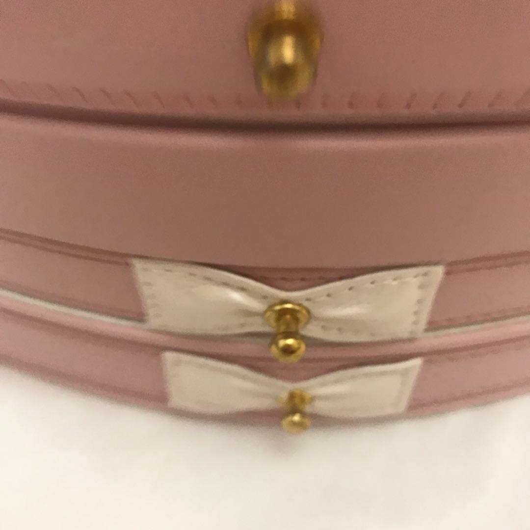 ［新品］ロマプリ　アクセサリーボックス　ピンク リボン付き ジュエリー　ケース