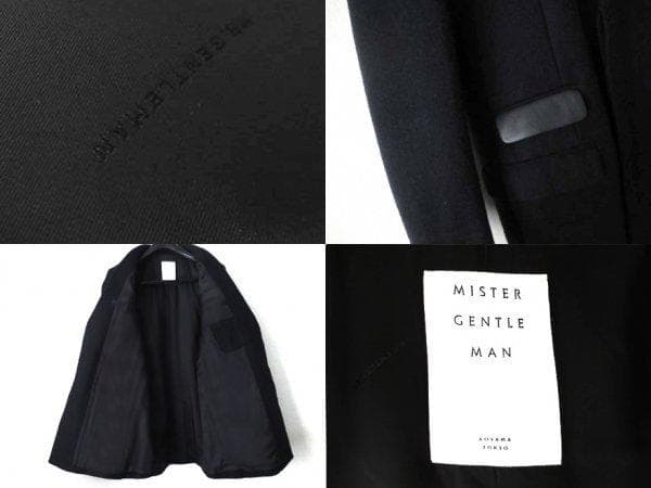 定価6.9万 ミスタージェントルマン ウール メルトン チェスターコート M