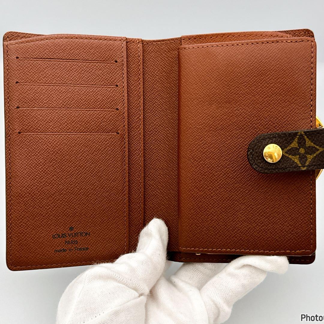 未使用❤️ルイヴィトン✨モノグラム✨ヴィエノワ✨がま口　二つ折り　財布　56
