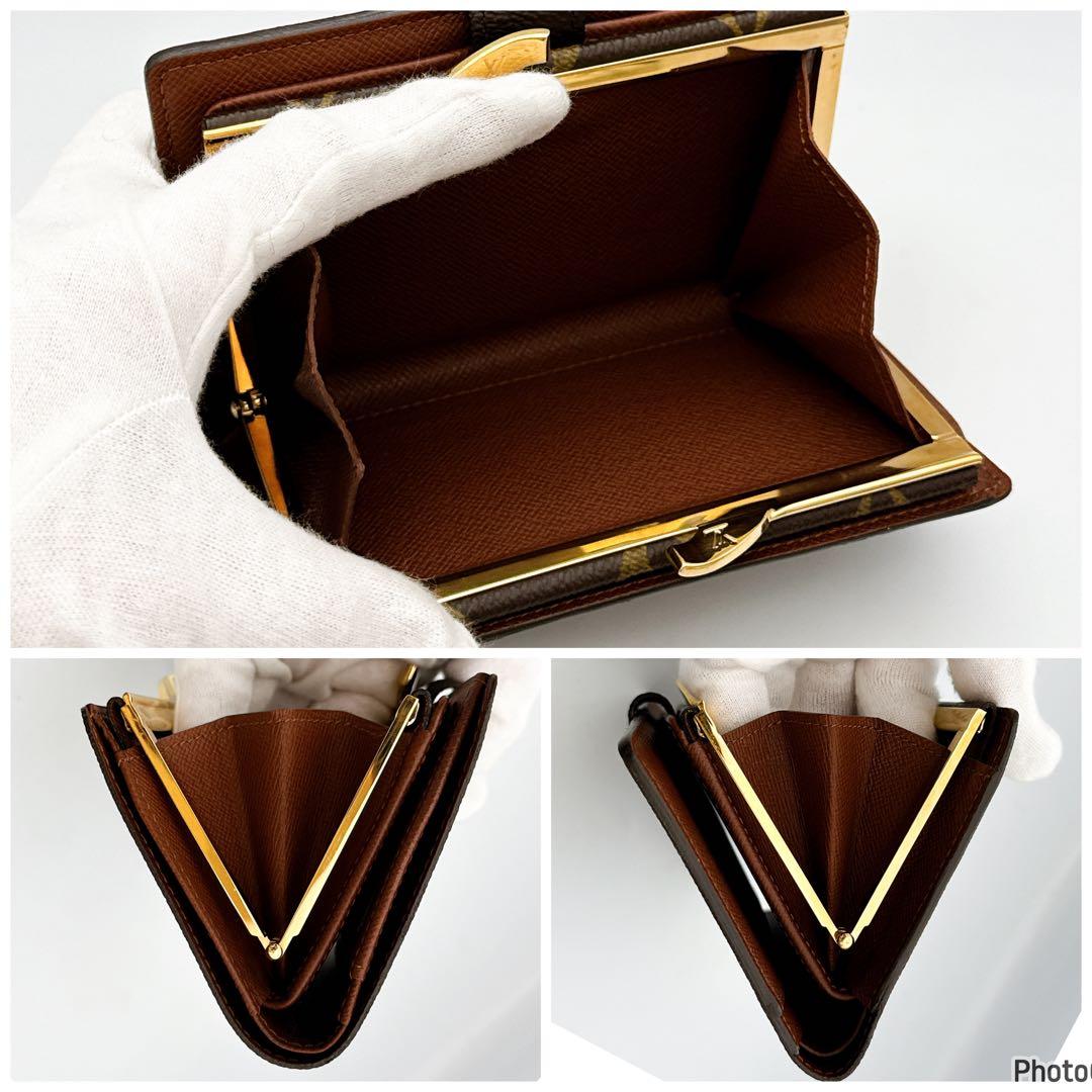 未使用❤️ルイヴィトン✨モノグラム✨ヴィエノワ✨がま口　二つ折り　財布　56