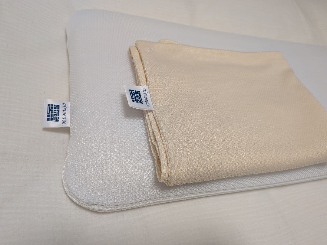 新品カバー付き みな実のまくら エアウィーヴ ピロー スリム