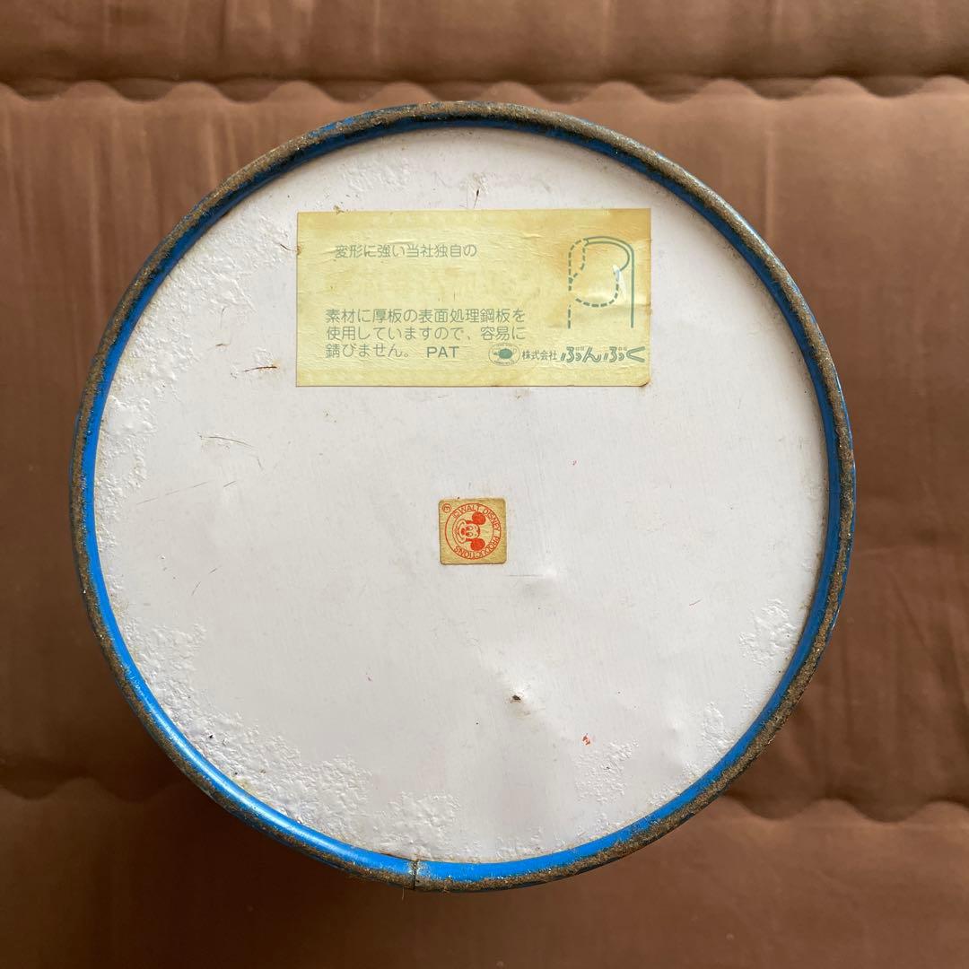 ディズニー ミッキーマウス ゴミ箱 青