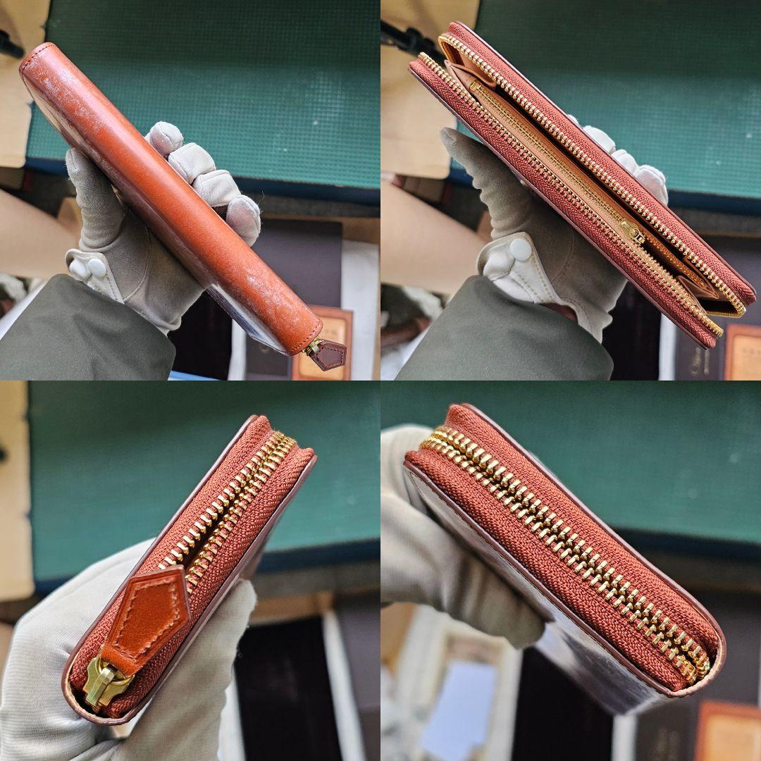 ココマイスター COCOMEISTER ブライドル グランドウォレット ヘーゼル