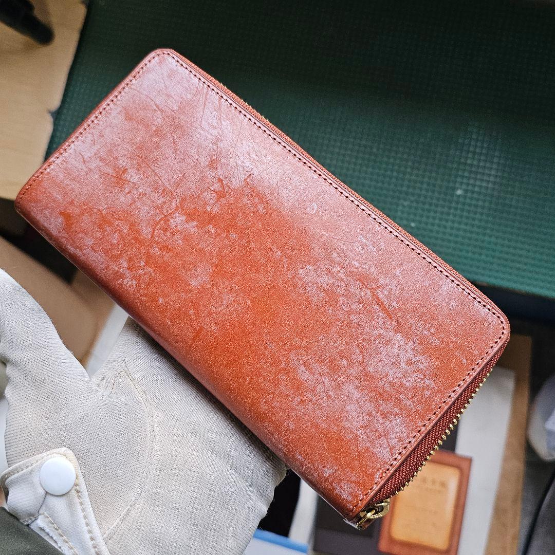 ココマイスター COCOMEISTER ブライドル グランドウォレット ヘーゼル