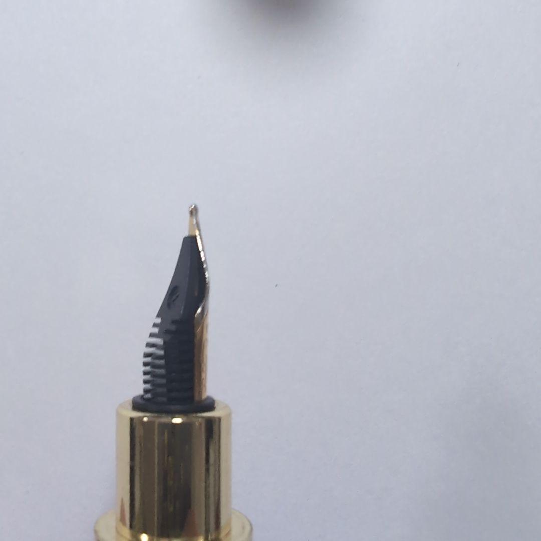 万年筆　金木犀 花梨紅白特上 万年筆 金色金具 M