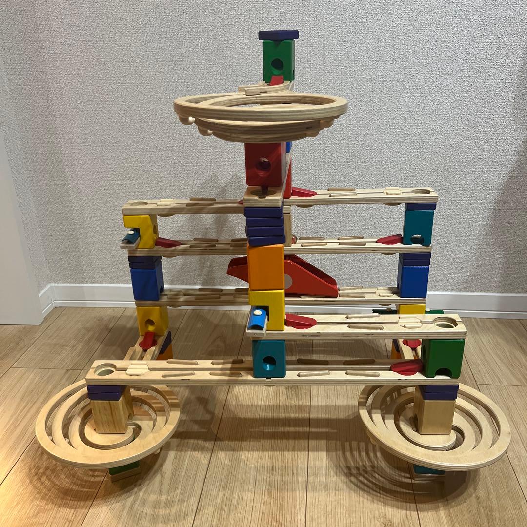 【ゆか】クアドリラ ツイスト&レールセット　別売り鉄琴パーツと蓄光ビー玉