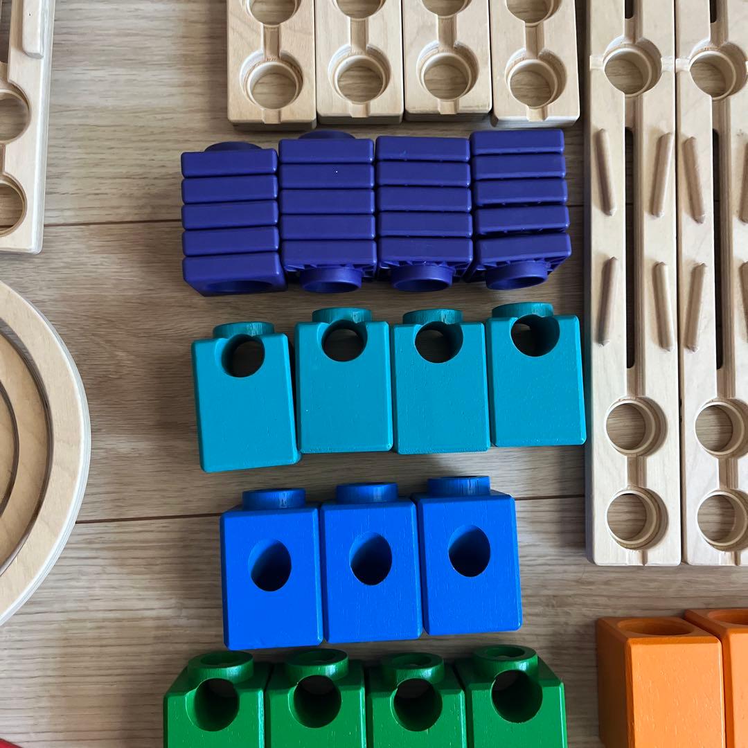 【ゆか】クアドリラ ツイスト&レールセット　別売り鉄琴パーツと蓄光ビー玉