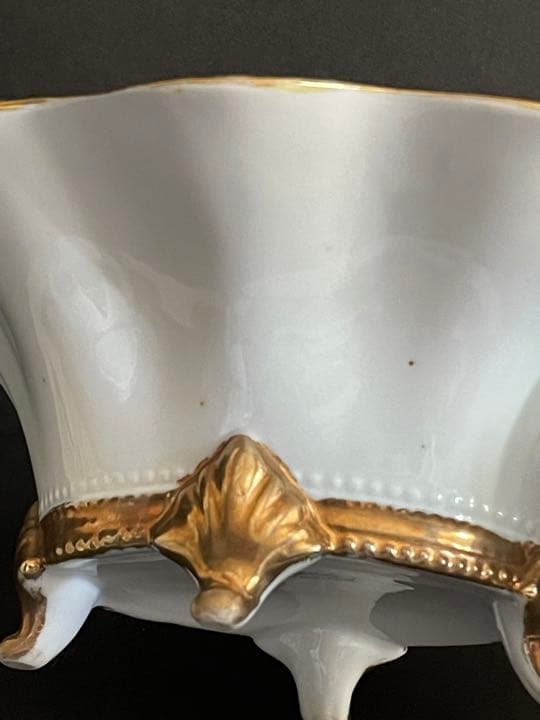 オールドノリタケ　脚付き菓子鉢