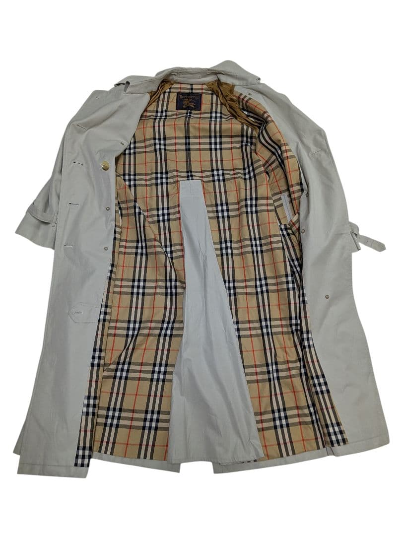 【美品】バーバリー　クラシックトレンチコート　ノバチェック　欠品無し