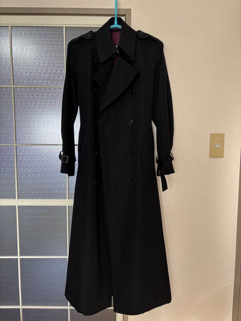 メンズ ロングトレンチコート uenoya.jp ベルト付き