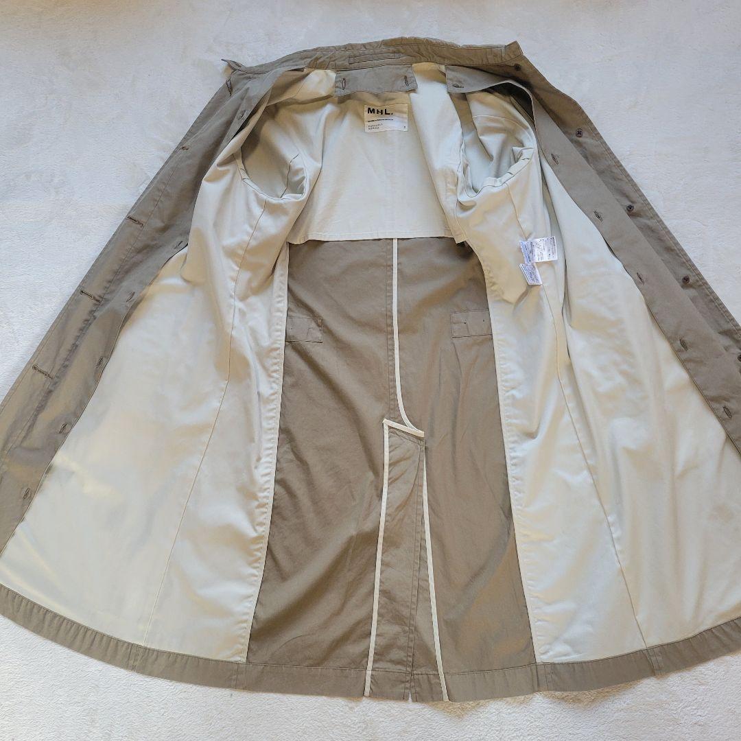2way✨ダウンライナー付き　MHL　ステンカラーコート　トレンチコート