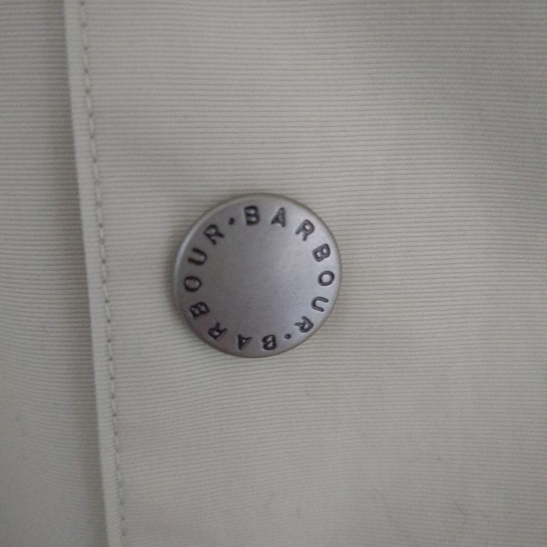 Barbour スプリングコート ホワイト ベージュ
