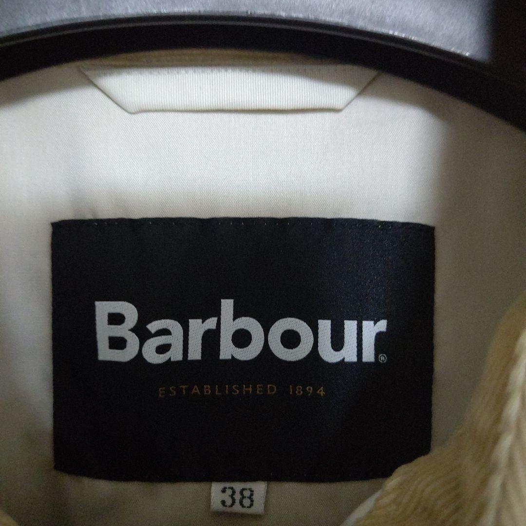 Barbour スプリングコート ホワイト ベージュ